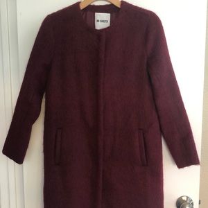 BB DAKOTA REGAN BRUSH WOOL COAT
